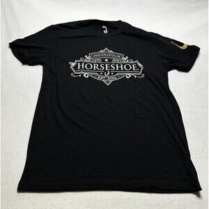 Indianapolis Horseshoe Next Level Sport Short Sleeve SHIRT Black CASINo